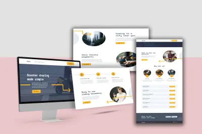 تصميم وتطوير موقع ويب متكامل متعدد الصفحات متجاوب مع جميع الأجهزة