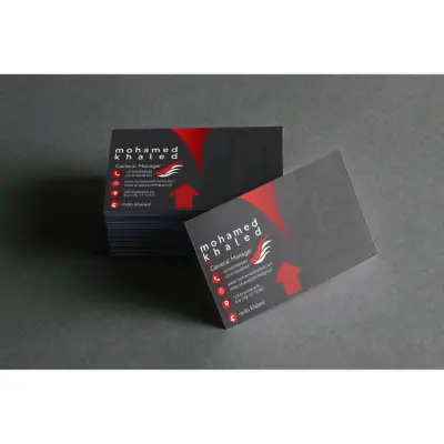 تصميم كارت شخصى لصاحب عمل ما