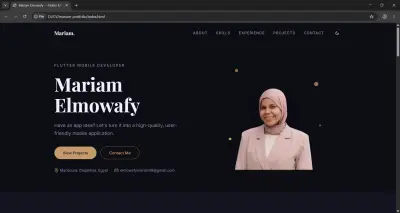 صورة العمل Portfolio Website – Personal Portfolio
