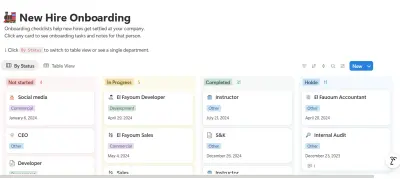 سأقوم بإنشاء قاعدة بيانات للموظفين أو المرشحين وتنظيمها على Excel او Notion باحتراف