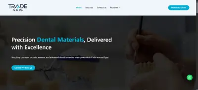 TradeAxisEG – Business & Trading Services Website