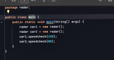 رادار لمراقبة سرعة المركبات