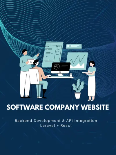 تطوير API وربطه بموقع شركة software services مبني باستخدام React