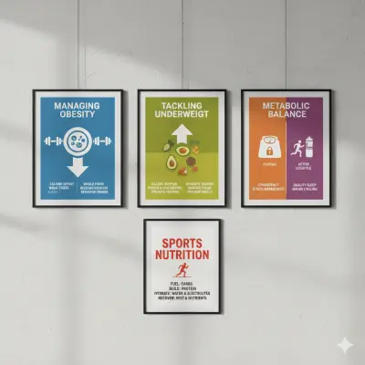 المرجع المتكامل لإدارة الوزن وتغذية الرياضيين: (حلول السمنة، النحافة، وتجاوز ثبات الوزن)