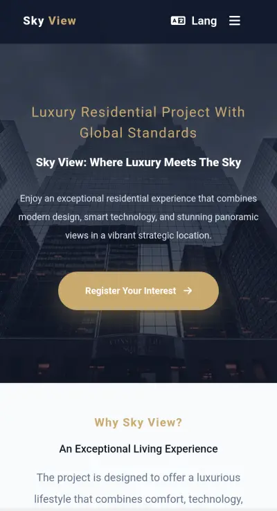 صورة العمل Sky view-developement