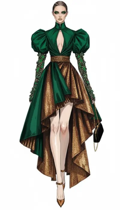 فستان نسائى انيق