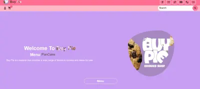 متجر إلكتروني للحلويات