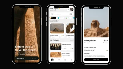 نبذه عن بعض المشاريع التي قمت بتصميمها كمصمم واجهات المستخدم Ui/Ux