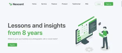 تحويل تصميم Figma إلى واجهة ويب تفاعلية (Nexcent)