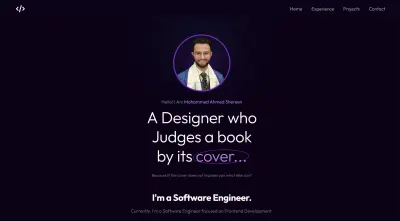 تصميم وتطوير موقع شخصي (Portfolio) لعرض الأعمال والخدمات