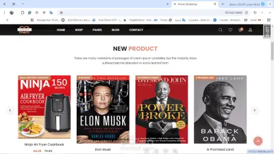 ecommerce project to sells books