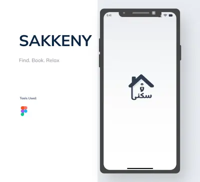 سكني  Sakkeny (تصميم تطبيق لحجز شقق للطلبة المغتربين)