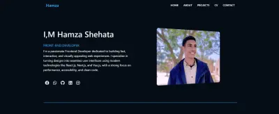 تصميم بورتفوليو شخصي احترافي