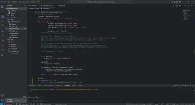 عمل مشروع بايثون