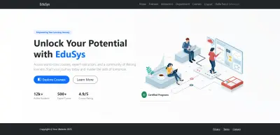 EduSys – نظام إدارة تعليمية