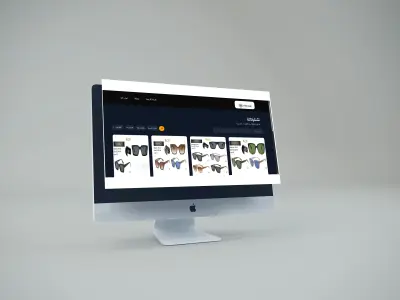 متجر الكتروني لبيع النظارات الطبية والشمسية