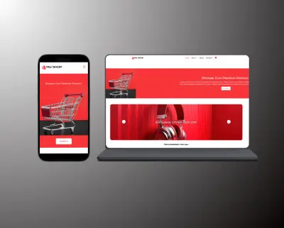 تصميم وتطوير واجهة متجر إلكتروني حديث