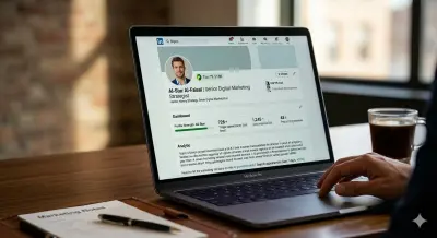 حساب لينكد ان احترافي