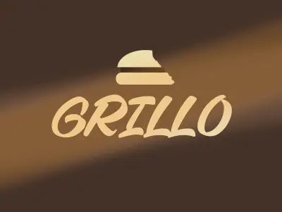 GRILLO Burger: Minimalist Branding & Artistic Identity
