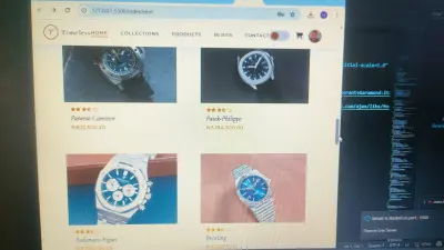 تصميم وبرمجة متجر إلكتروني ( Front-End And UX).
