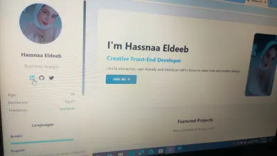 تصميم وتطوير معرض أعمال شخصي احترافي (Personal Portfolio).