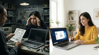 تصميم وكتابة محتوى عرض تقديمي تقني