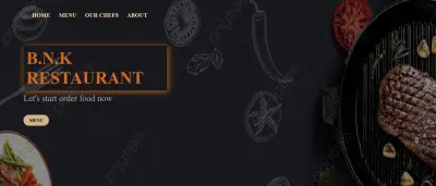 ويبسايت لمطعم