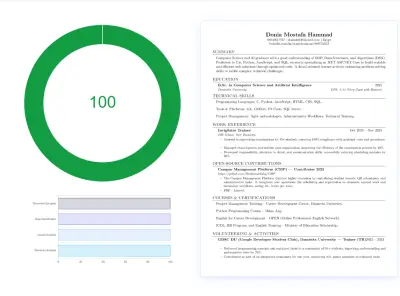 كتابة وتطوير سيرة ذاتية احترافية متوافقة مع أنظمة ATS