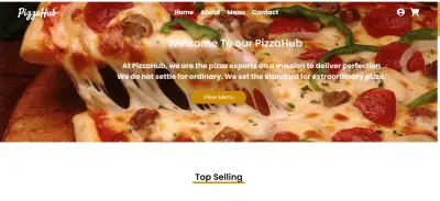 تطبيق توصيل بيتزا متكامل