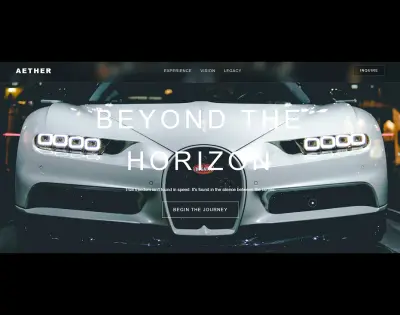 AETHER (Landing Page)
