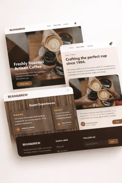 موقع لعالم القهوه Bean&Brew