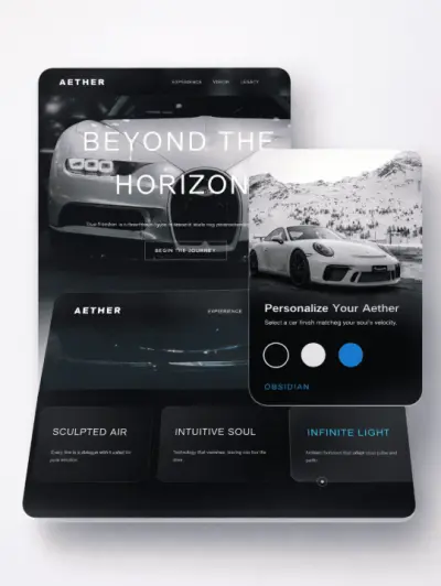 AETHER (Landing Page)