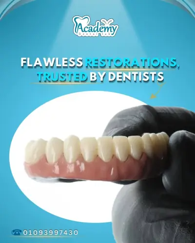 تصميم مميز للسوشيال ميديا لمعمل تركيبات الاسنان