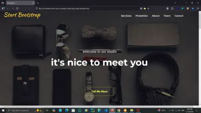 Simple Static Website Project   and Clean Static Web Design