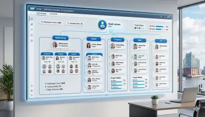إعداد الهيكل التنظيمي لشركة باستخدام SAP HCM