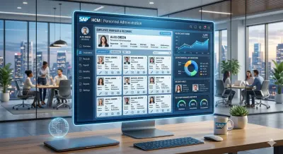 إدارة بيانات الموظفين داخل SAP HCM