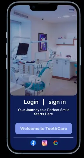 UI For dental clinic-Smart Dental Care App