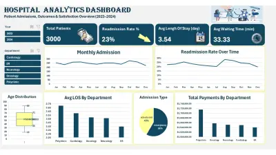Hospital Operations & Patient Outcomes Analytics Dashboard