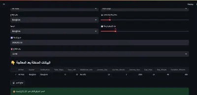 نموذج التنبؤ بأسعار تذاكر الطيران