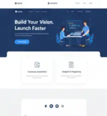 تطوير موقع ويب تعريفي (Landing Page) متجاوب وعالي الأداء.