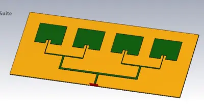 Array Patch Antenna Design