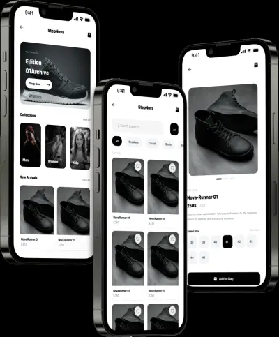 E-Commerce Mobile Application (تطبيق تجارة إلكترونية متكامل)