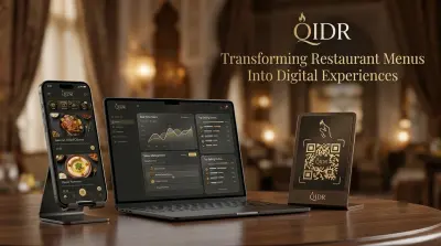 منصة قِدر (Qidr) - نظام إدارة ومينيو تفاعلي ذكي للمطاعم بالـ QR Code