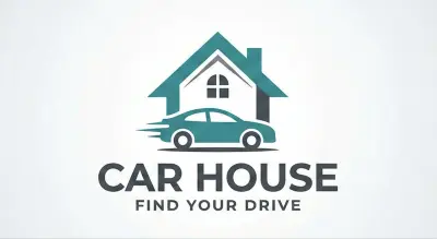 شعار عصري لمعرض سيارات