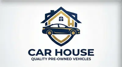 شعار عصري لمعرض سيارات