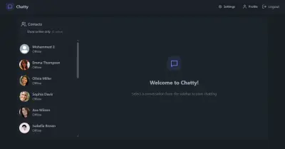Chat app with image uploads