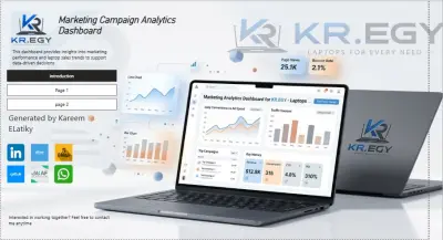 لوحة بيانات تفاعلية لتحليل حملات التسويق الرقمي | Power BI Marketing Dashboard