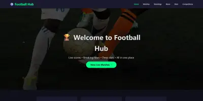 موقع رياضي كروي Football Hub
