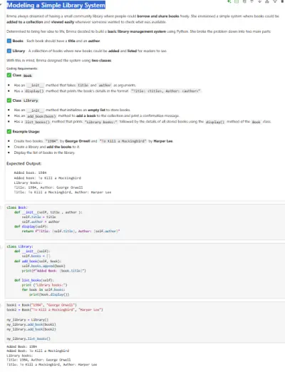 نمذجة نظام مكتبة بسيط