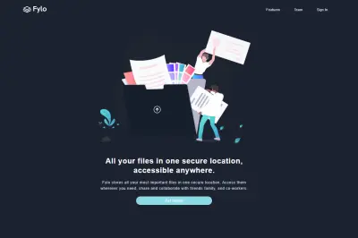 Fylo Landing Page